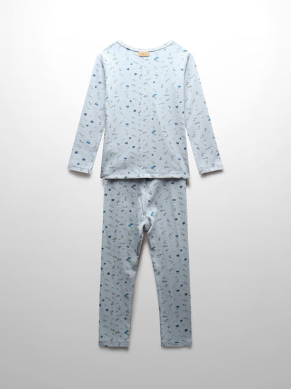 Mini Berry Pajamas - Blue