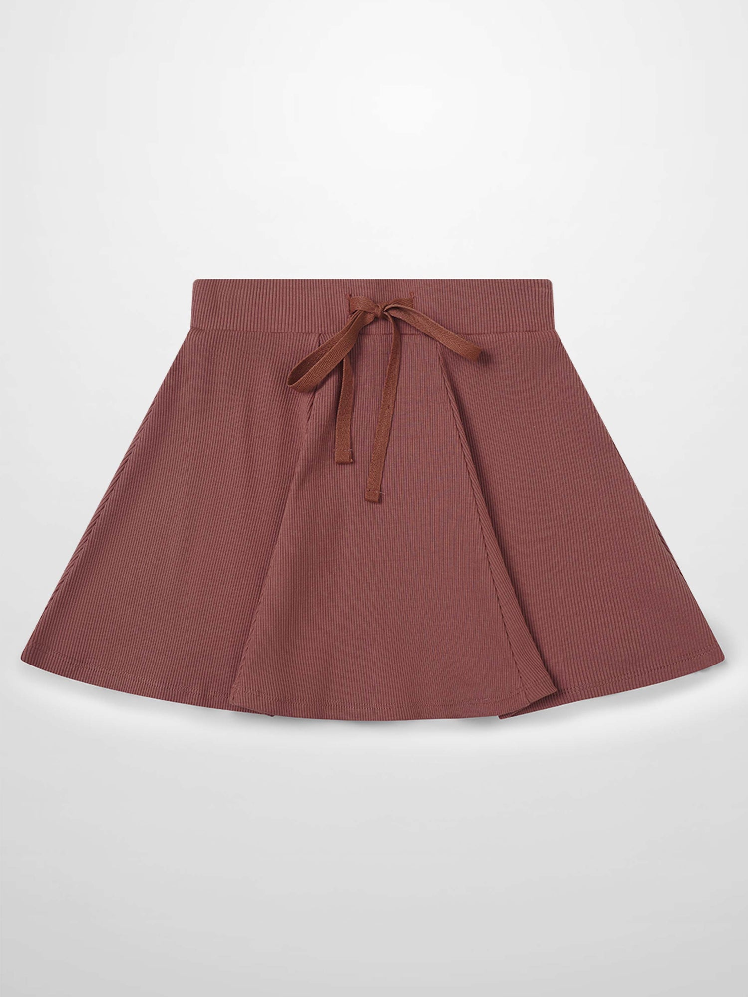 Embossed Logo Skirt - Brick