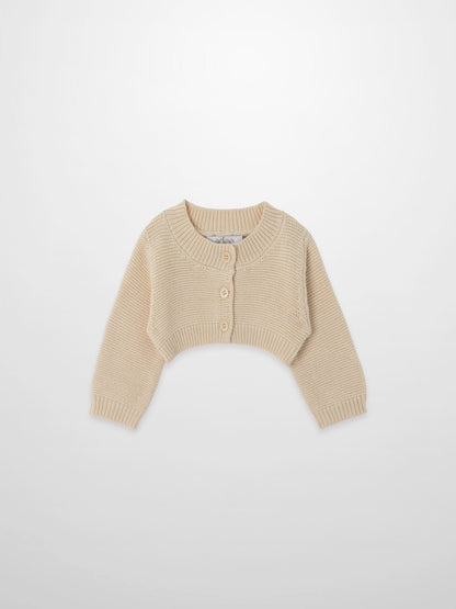 Cropped Cardigan - Ivory