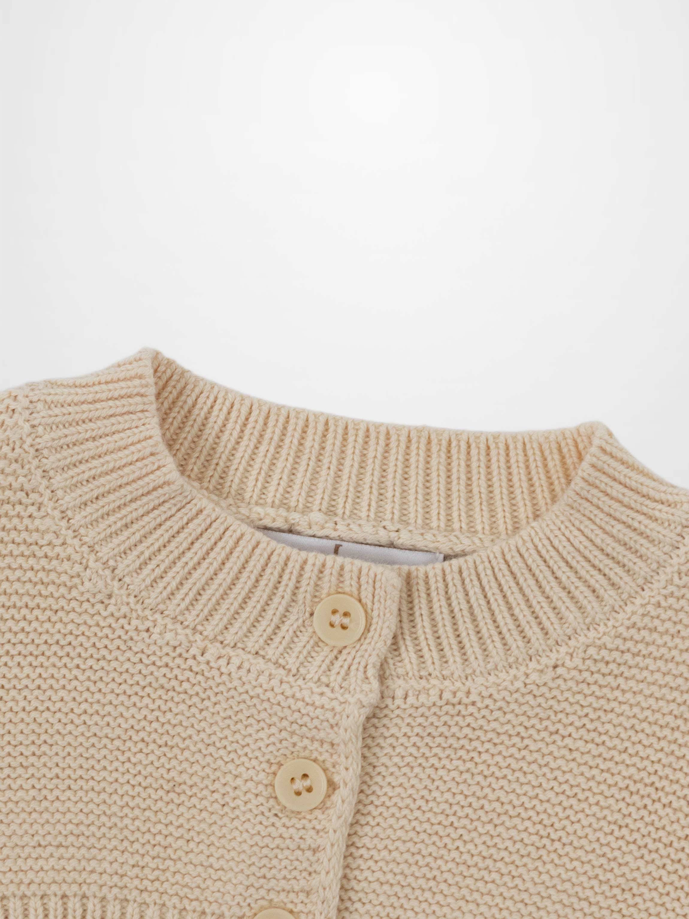 Cropped Cardigan - Ivory