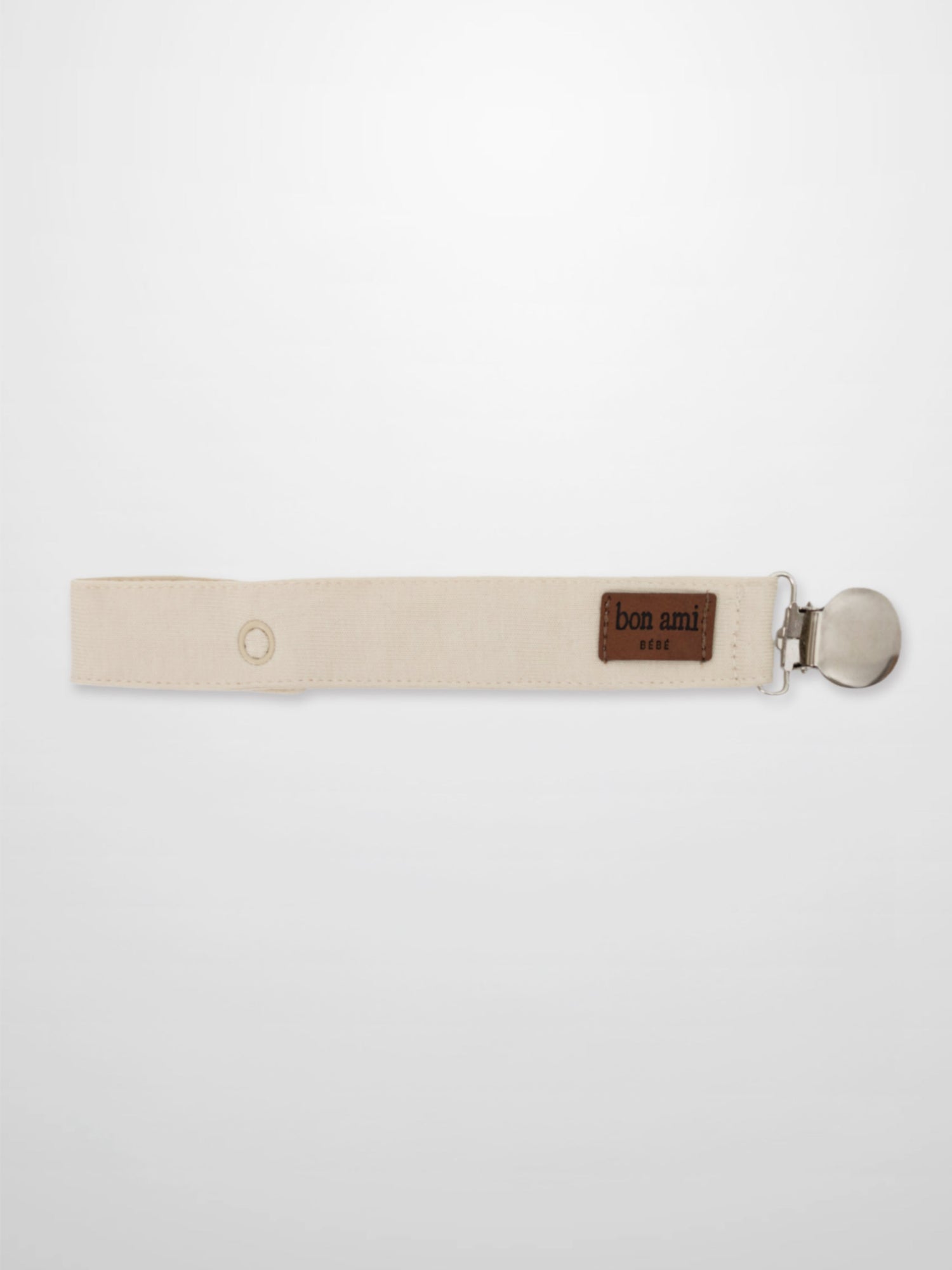 Pacifier Clip - Beige