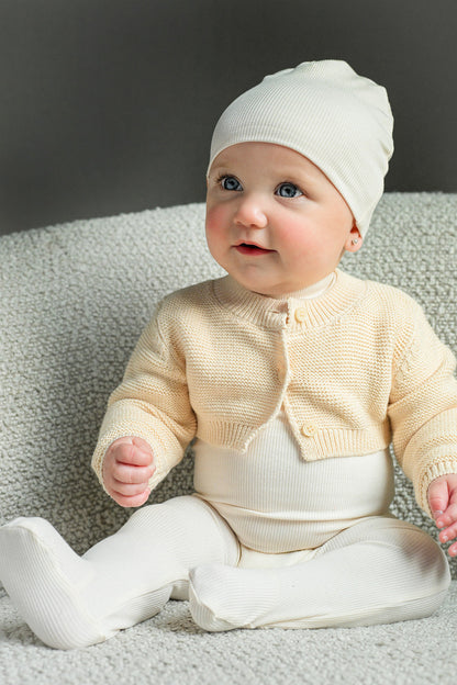 Mock Neck Stretchy - Ivory