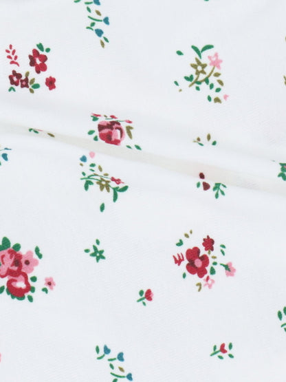 Freesia Flower- Blanket- Red