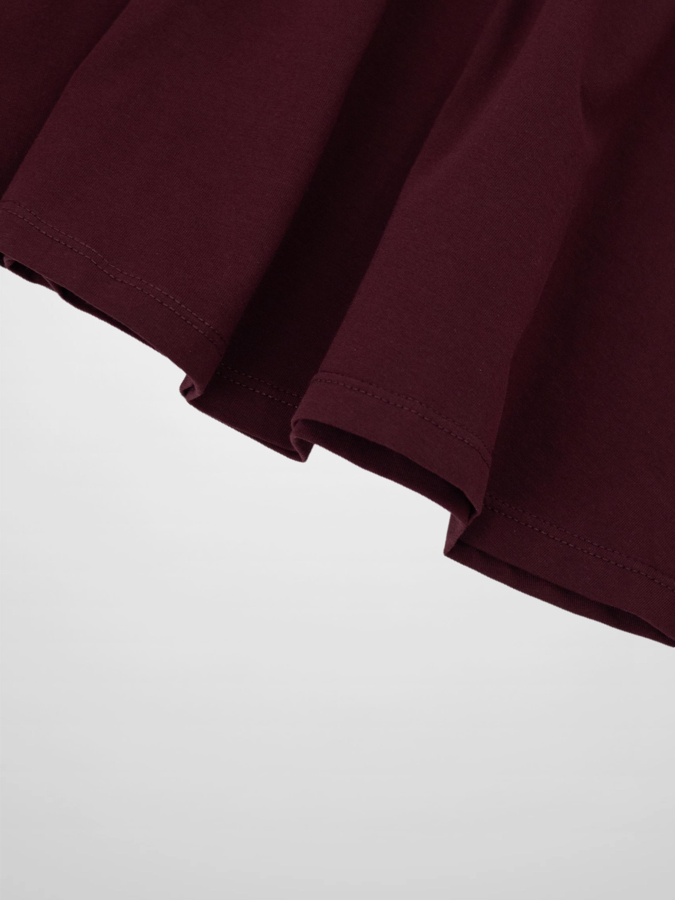 Circle Skirt - Burgundy