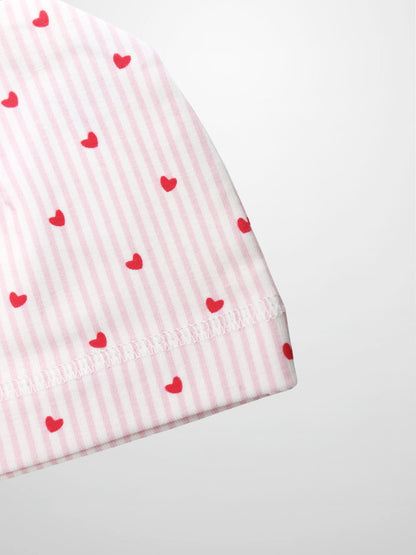 Pink Heart Hat