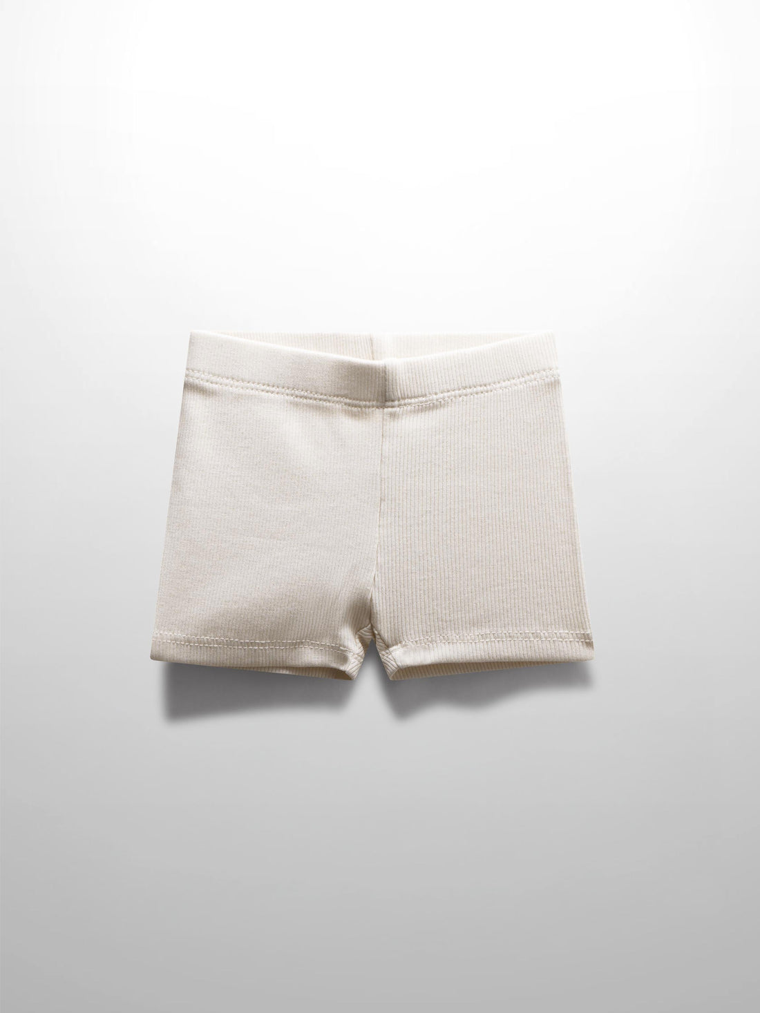 Biker Shorts Thin Ribbed- Off White