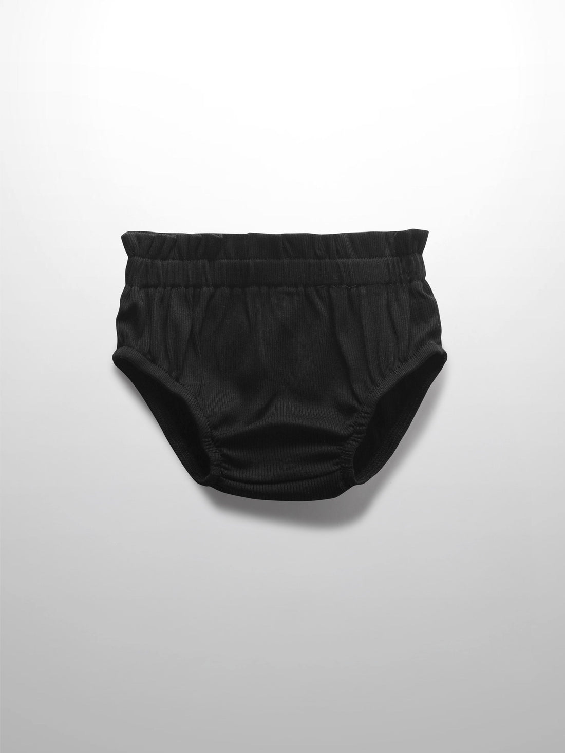Paper Bag Waist Bloomers-Black