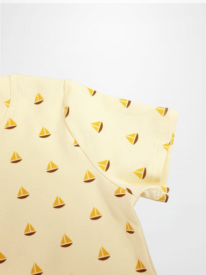 Boat Print T-Shirt