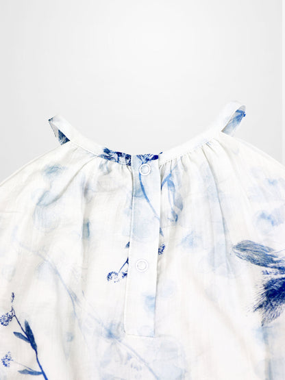 Blue Flower Jumper