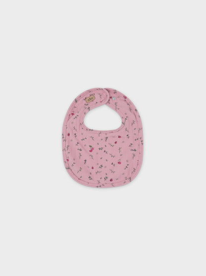 Mini berry Stretchy, Beanie and Bib-Pink