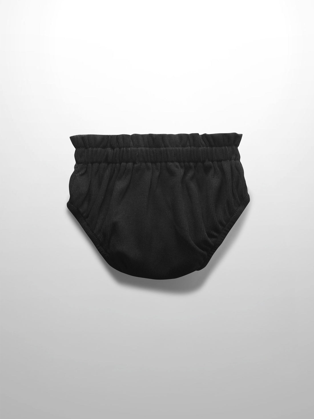 Paper Bag Waist Bloomers-Black