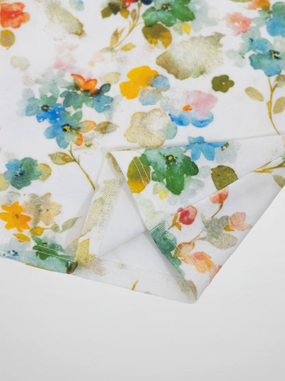 Pastel Flower 3/4 Puff Sleeve T-Shirt