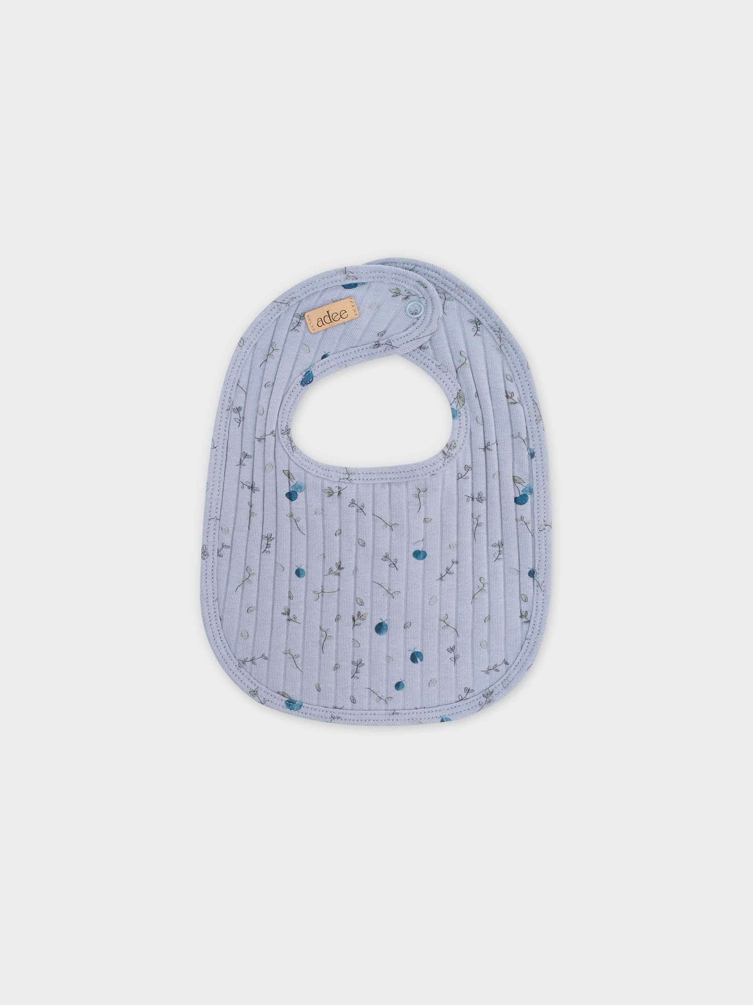 Mini Berry Stretchy, Beanie and Bib-Blue