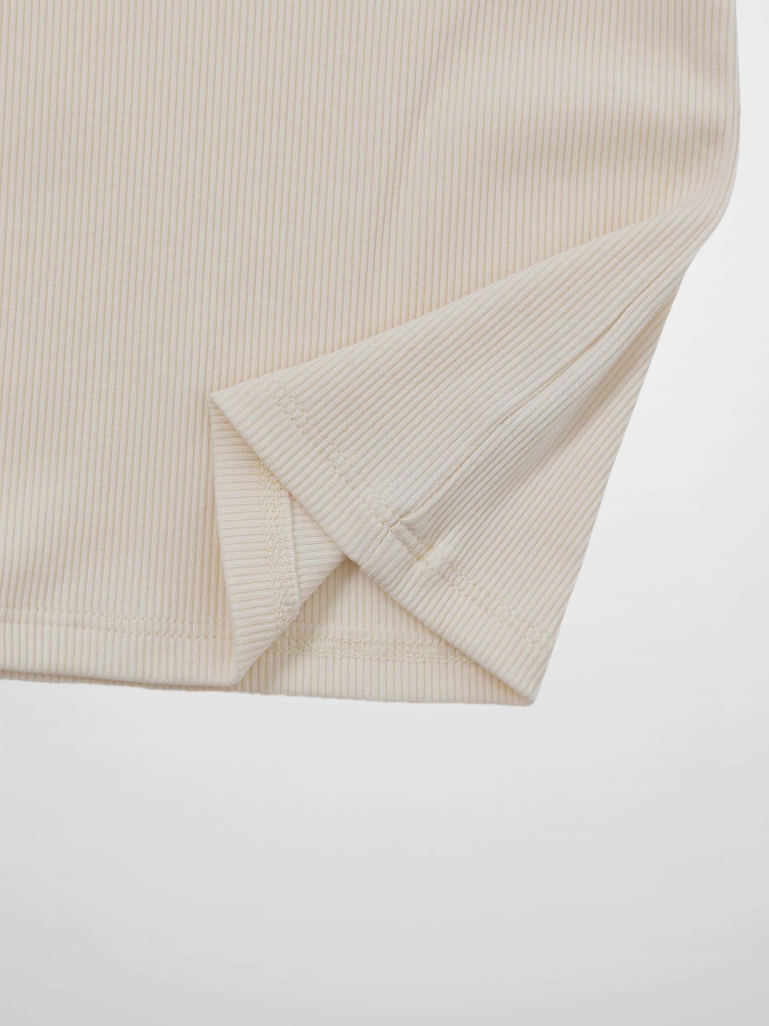 Ruffle Puff Sleeve Mock Neck Shirt - Ivory