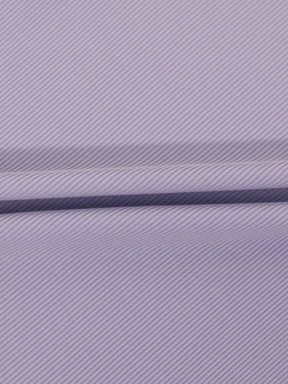 Lavender ribbed fabric swatch for a 3/4 sleeve T-shirt with diagonal texture.