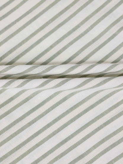 Green Striped Shorts