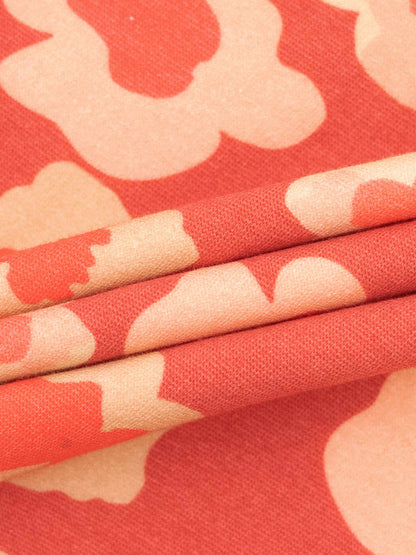 Red Flower Sweatshirt &amp; Leggings Set