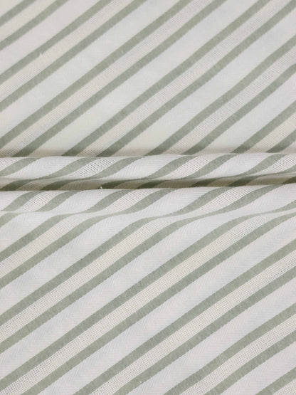 Green Striped Ruffled Shirt &amp; Bloomers Set