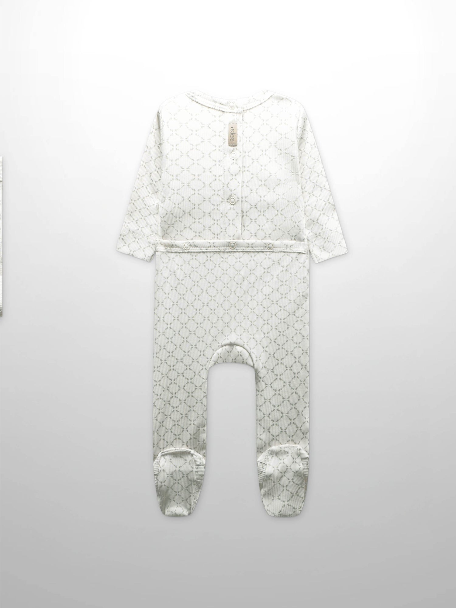Tendril Vines Stretchy &amp; Bonnet- Grey