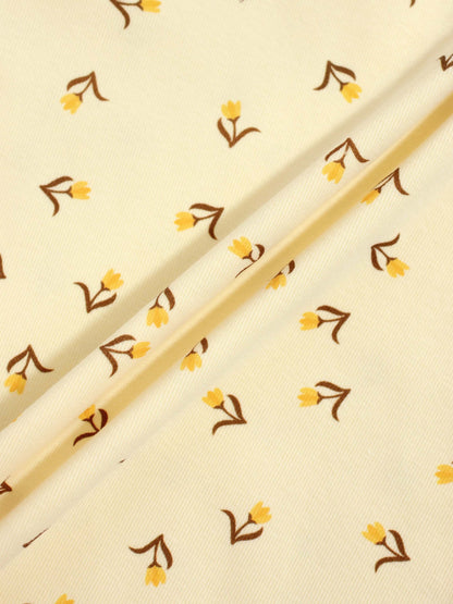 Butter Yellow Tulip T-shirt - Short Sleeve
