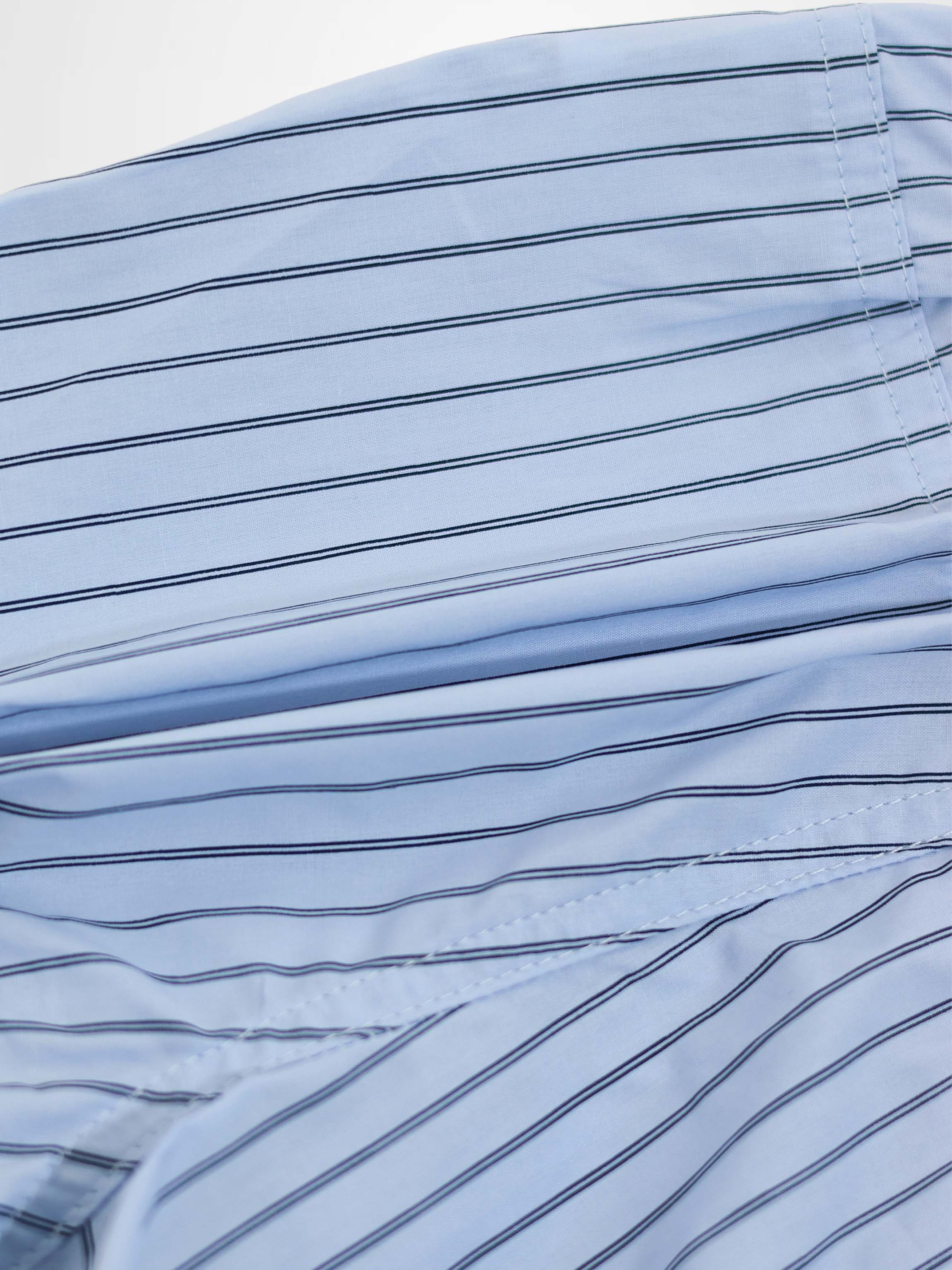 Striped Cotton Bloomers - Blue