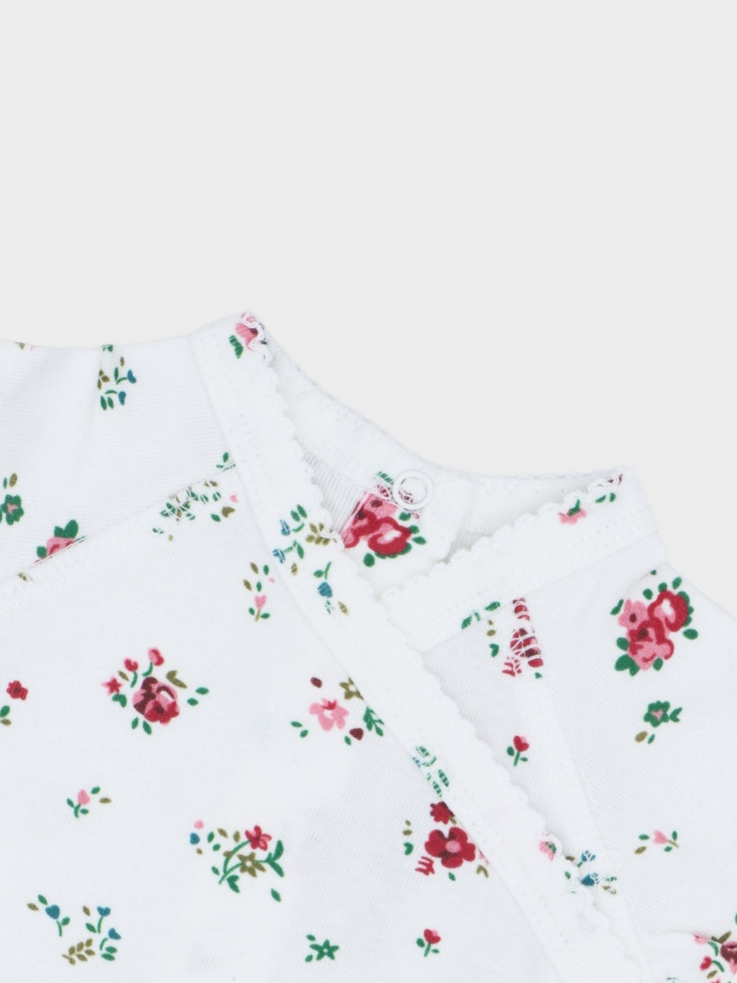 Freesia Flower Stretchy, Bonnet &amp; Bib- Red