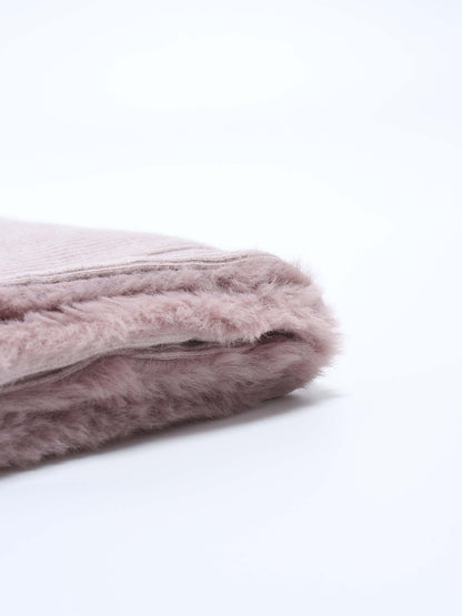 Plush Fur Blanket- Pink