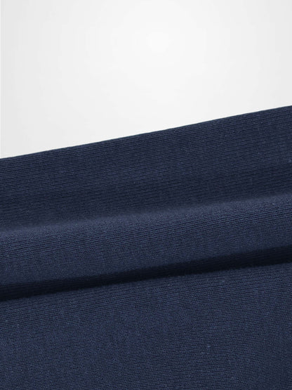 Non Ribbed Leggings - Dark Navy