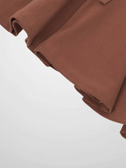 6 Panel Skirt - Dark Mauve