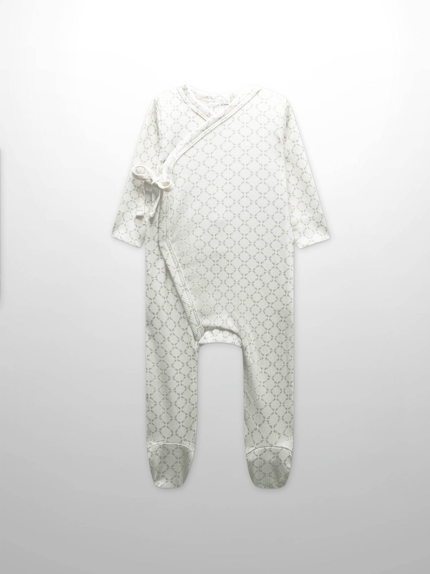 Tendril Vines Stretchy &amp; Bonnet- Grey