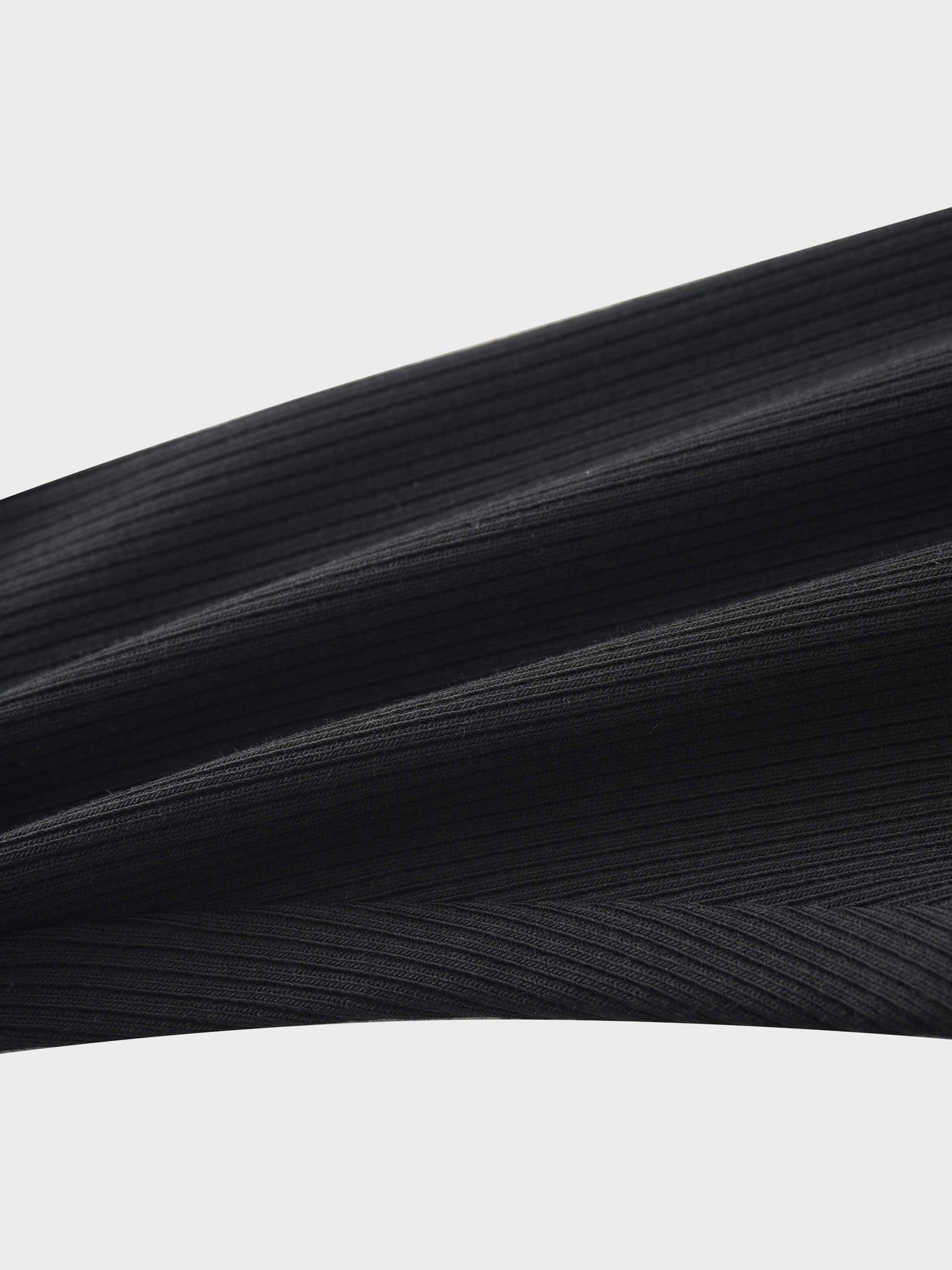 Ribbed black leggings for kids