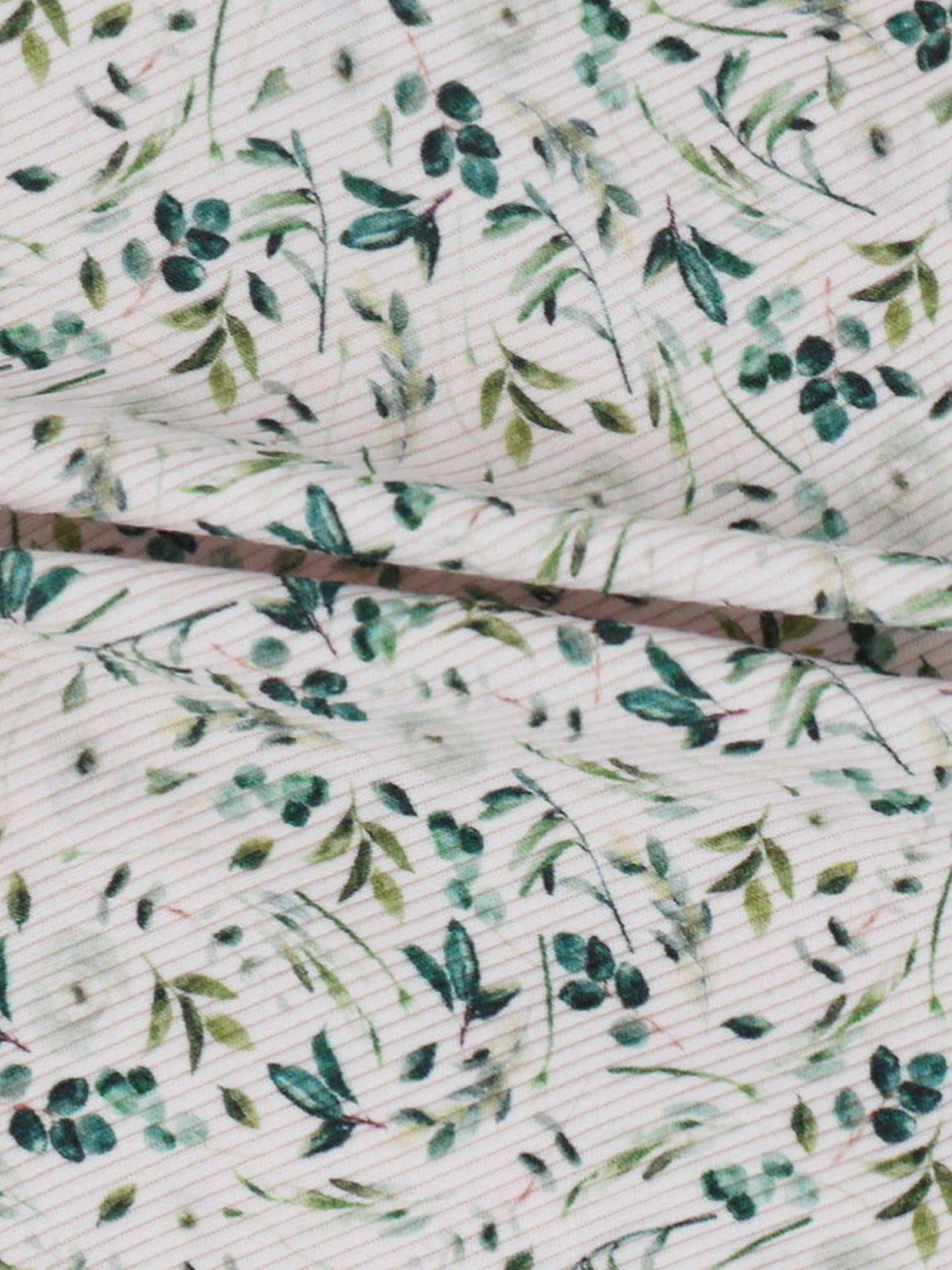 Teal Leaves- Stretchy &amp; Beanie