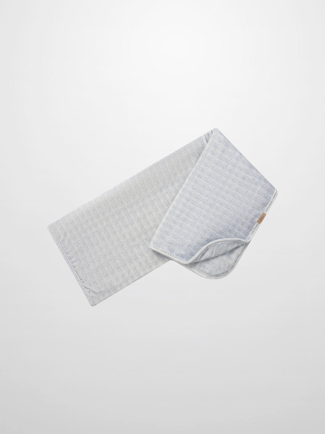 Heritage Herringbone Blanket - Blue, Adee boys swaddle blanket