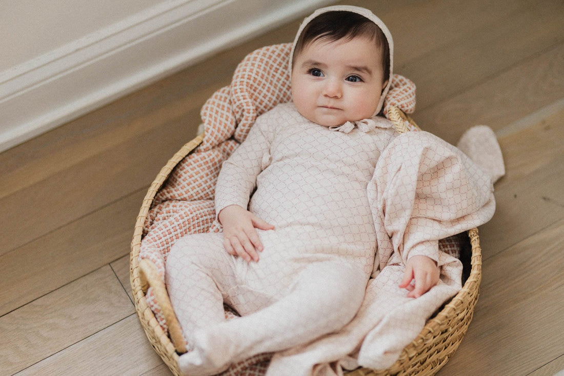 Tendril Vines  Blanket- Rose