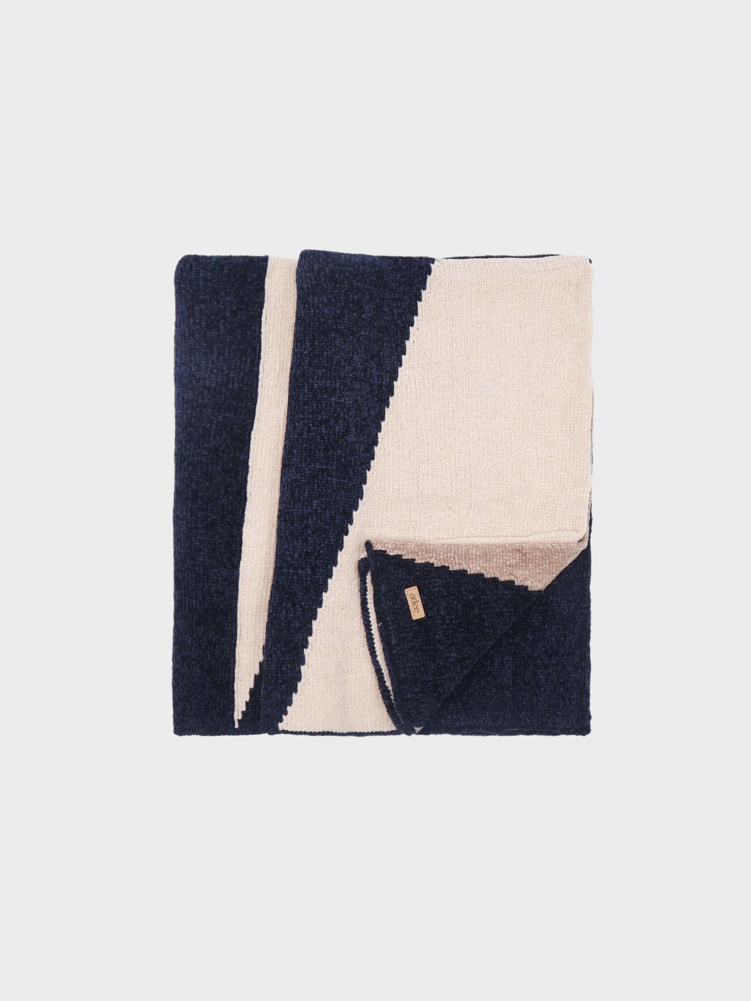 Color Block Blanket- Blue