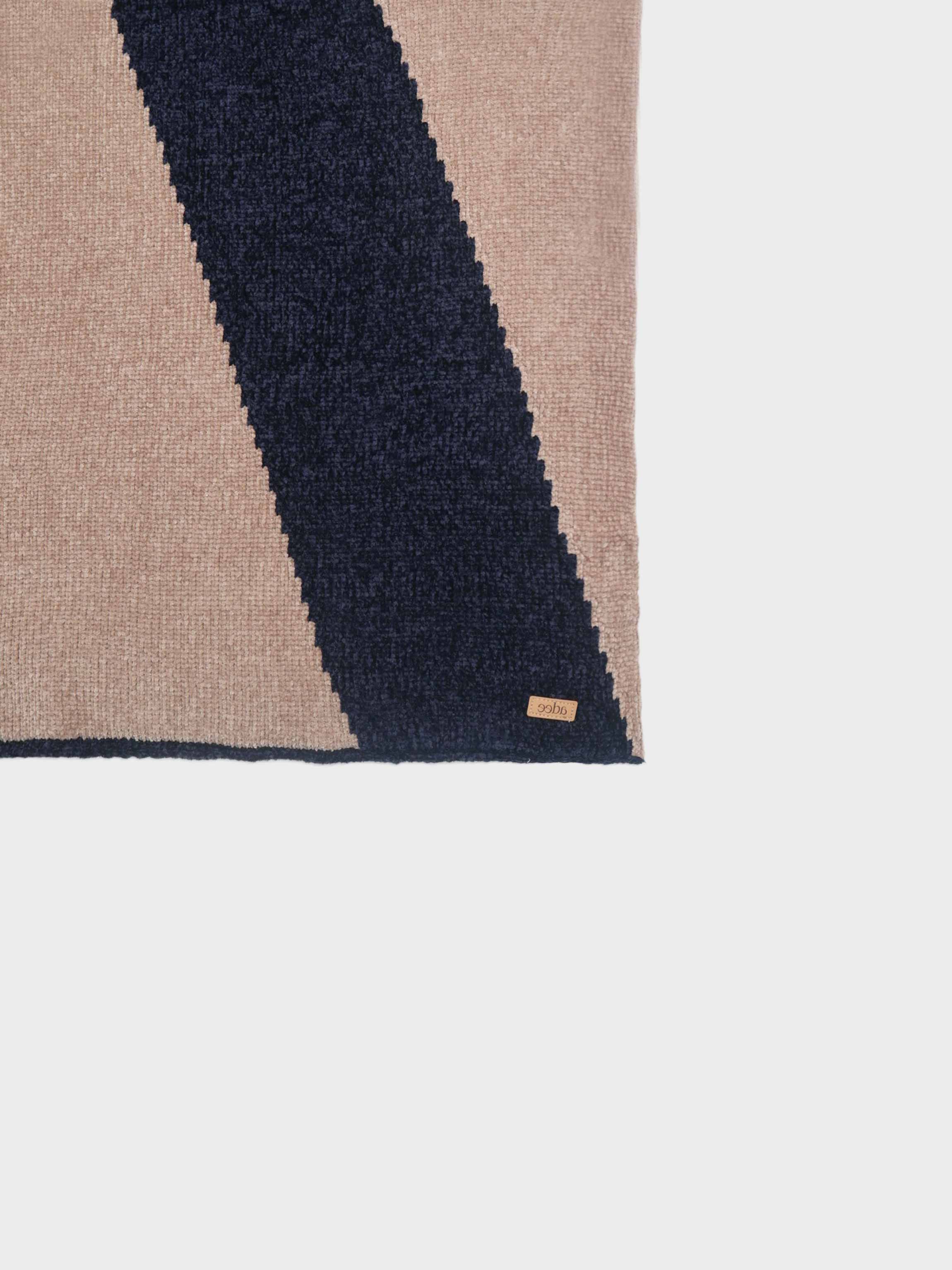 Color Block Blanket- Blue