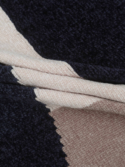 Color Block Blanket- Blue