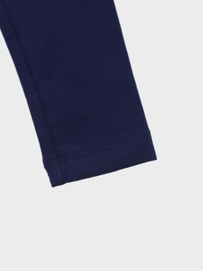 Navy leggings for babies and toddlers