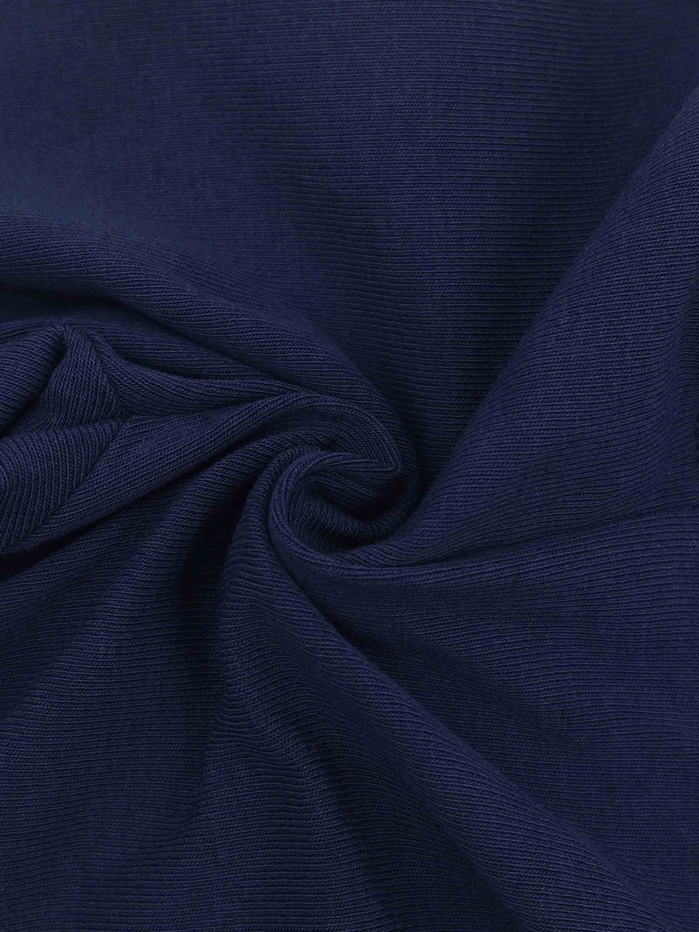 Soft navy blue fabric for leggings