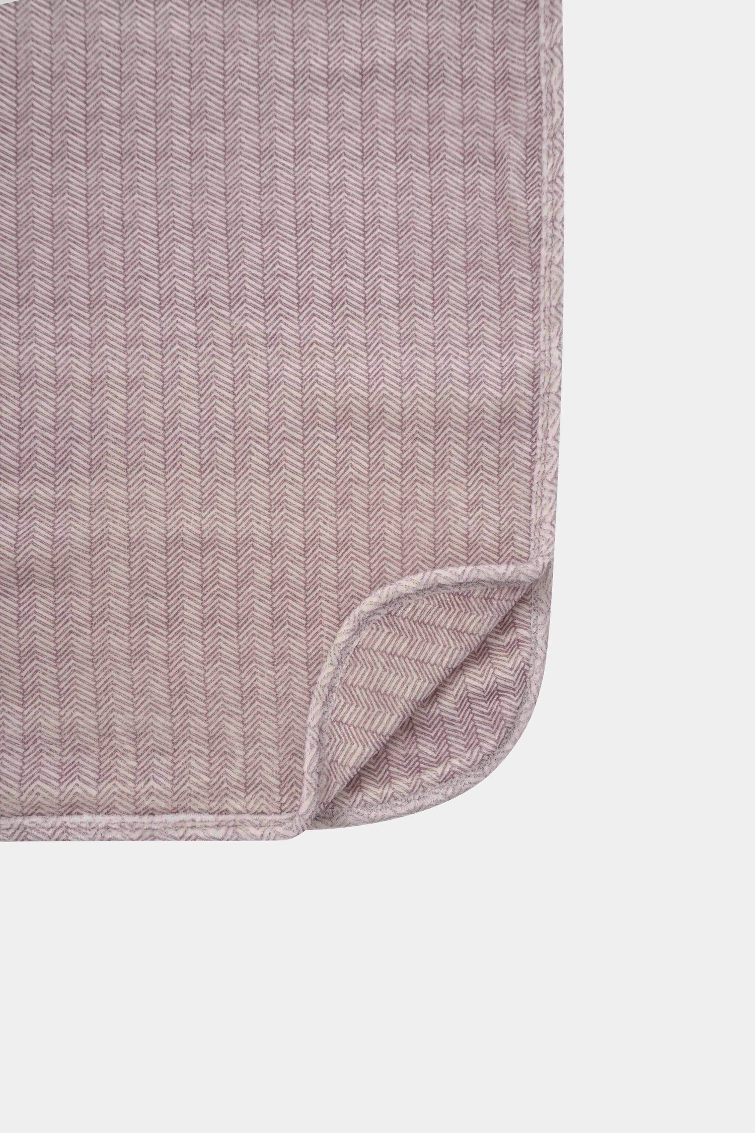 Heritage Herringbone Red layette set by Adee in pink-red herringbone fabric