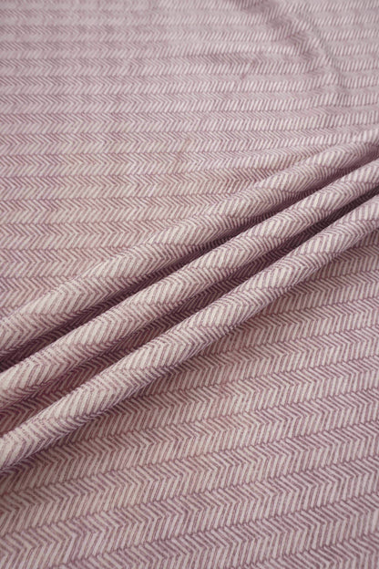 Heritage Herringbone Blanket - Red swaddle blanket for girls by Adee
