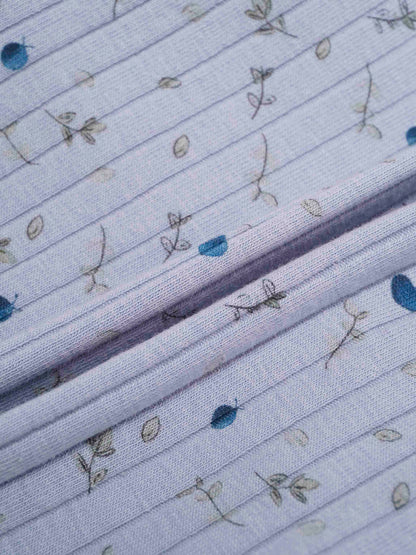 Mini Berry Stretchy, Beanie and Bib-Blue