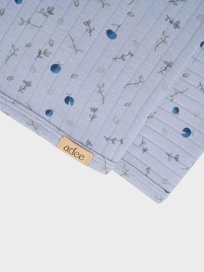 Mini Berry  Blanket-Blue