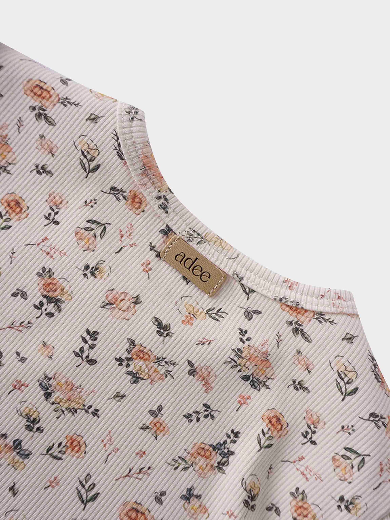 Petit Floral Dress- Short Bubble Sleeve