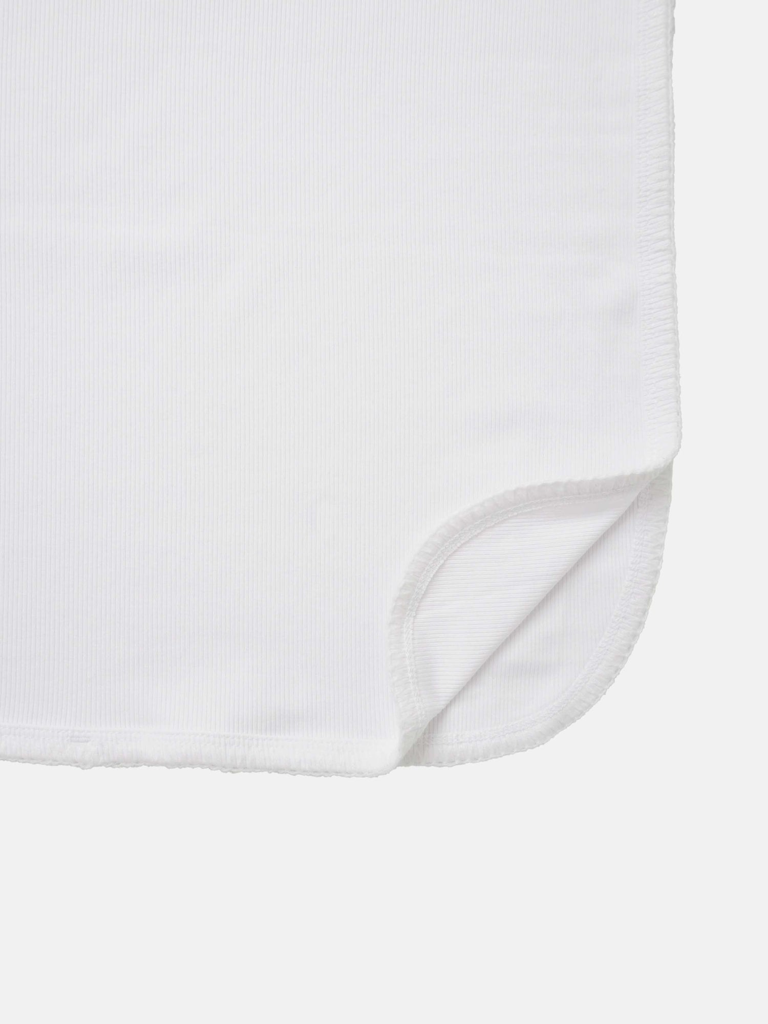 Legacy Stitch White Layette Set with ribbed cotton fabric