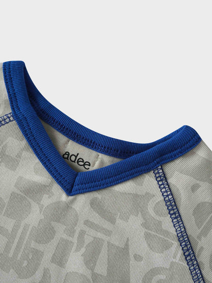 Abstract Pajamas-Blue