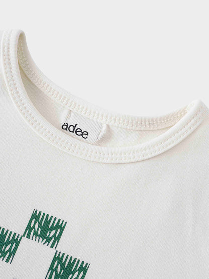 Green Diamond Shorts with Shirt