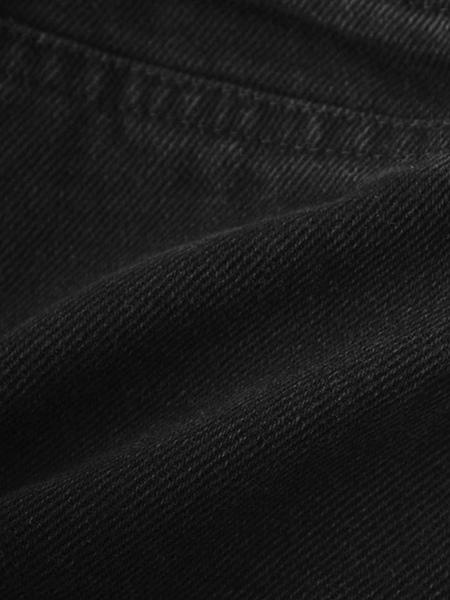 Denim Shorts- Black Denim