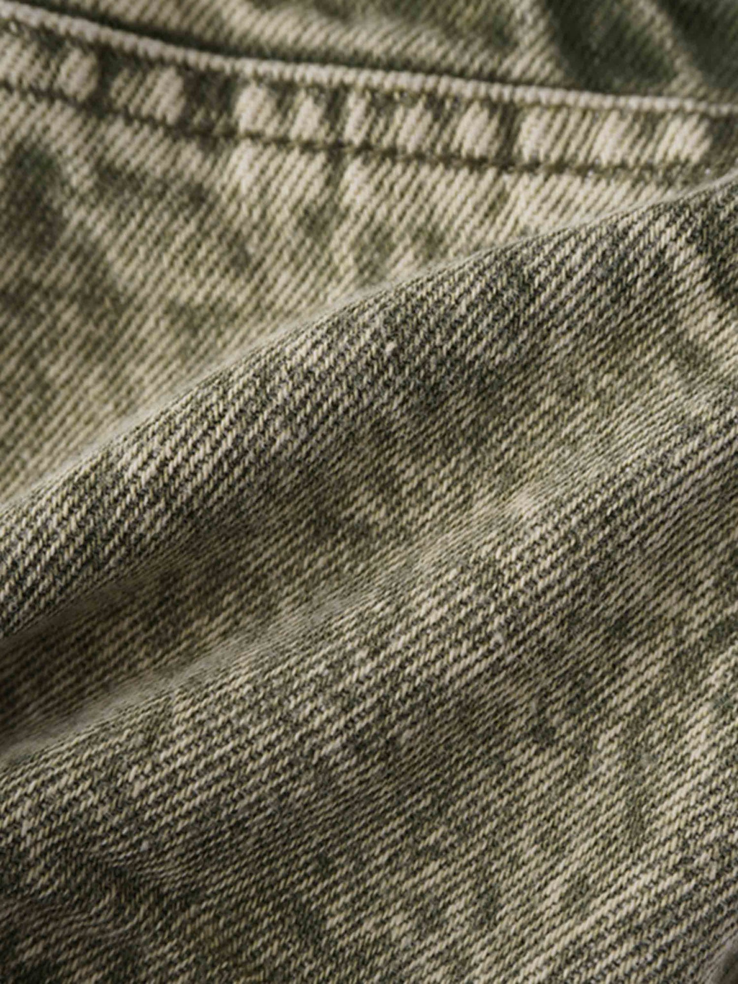Denim Shorts- Washed Green Denim