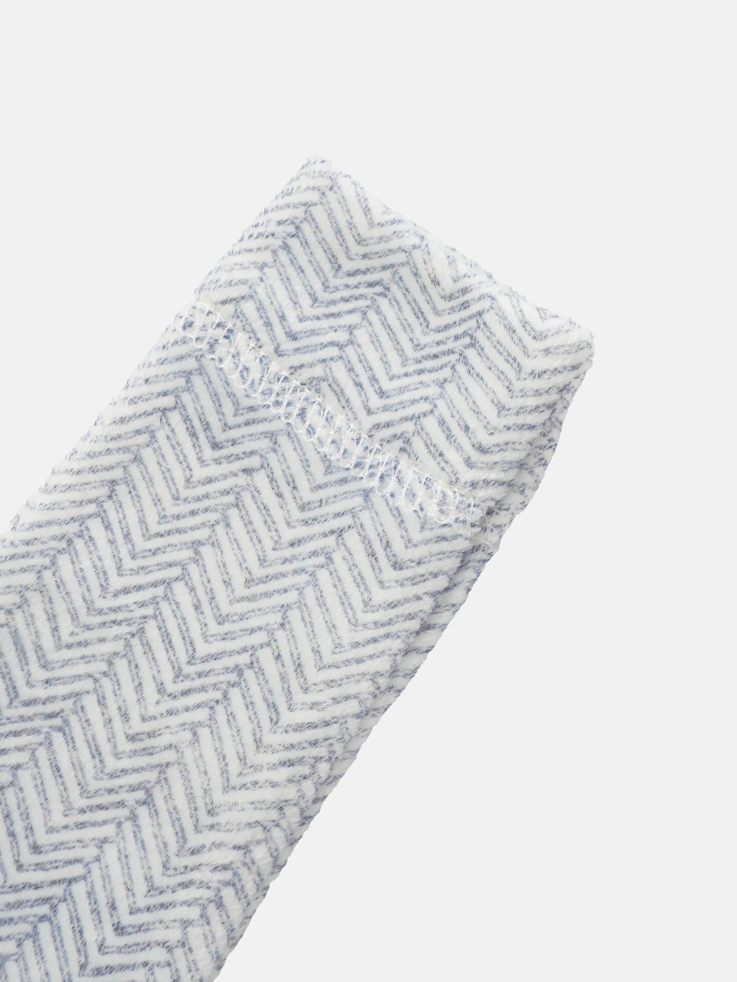 Heritage Herringbone Stretchy blue fabric for boys